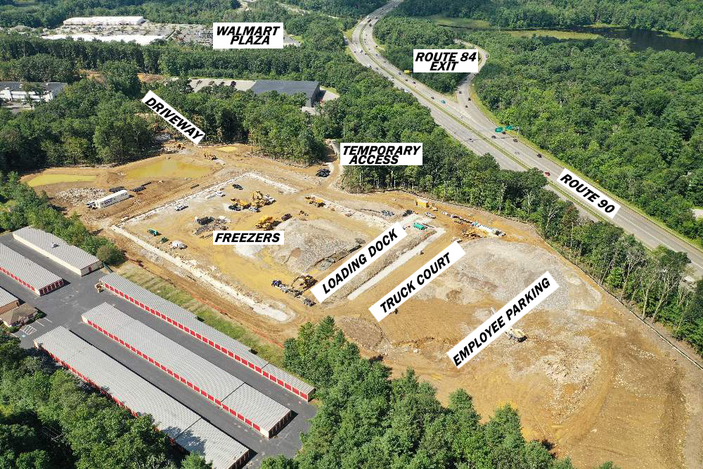 New England Cold Storage Labeled Site Plan